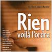 Rien, voilà l'ordre : affiche Jacques Baratier