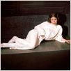 Star Wars : Episode IV - Un nouvel espoir (La Guerre des étoiles) : photo Carrie Fisher, George Lucas