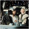 Star Wars : Episode IV - Un nouvel espoir (La Guerre des étoiles) : photo Alec Guinness, George Lucas, Harrison Ford, Mark Hamill, Peter Mayhew