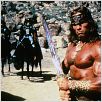 Conan le barbare : photo Arnold Schwarzenegger, John Milius, Robert E. Howard