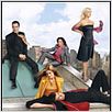 Dead Like Me : photo Callum Blue, Ellen Muth, Jasmine Guy, Laura Harris, Mandy Patinkin