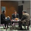 Bones : photo David Boreanaz, Emily Deschanel, John Ross Bowie