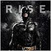 The Dark Knight Rises : Affiche Christian Bale, Christopher Nolan