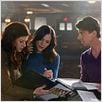 Smash : photo Christian Borle, Debra Messing, Katharine McPhee