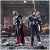 Avengers : photo Chris Evans, Chris Hemsworth
