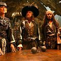 Pirates des Caraïbes : Jusqu'au Bout du Monde : Photo Geoffrey Rush, Johnny Depp, Keira Knightley