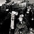 La Chevauchée fantastique : photo Andy Devine, Claire Trevor, George Bancroft, John Carradine, John Ford
