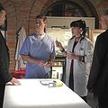 Photo Brian Dietzen, Mark Harmon, Pauley Perrette