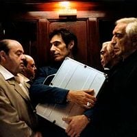 Les Parrains : photo Frédéric Forestier, Gérard Darmon, Gérard Lanvin, Jacques Villeret