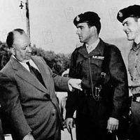 La Loi du silence : photo Alfred Hitchcock, Montgomery Clift