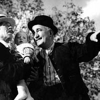 Les Otages : photo Fernand Charpin, Pierre Larquey, Raymond Bernard