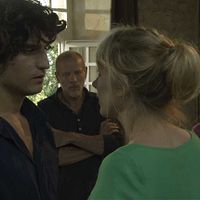 Le Mariage à trois : photo Agathe Bonitzer, Jacques Doillon, Julie Depardieu, Louis Garrel, Louis-Do de Lencquesaing