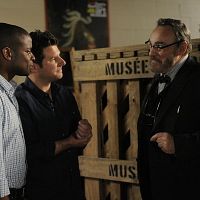 Photo Dule Hill, James Roday, John Rhys-Davies
