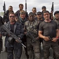 Expendables 3 : Photo Antonio Banderas, Arnold Schwarzenegger, Dolph Lundgren, Glen Powell, Jason Statham