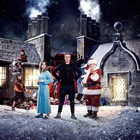 Photo Jenna Coleman, Nick Frost, Peter Capaldi