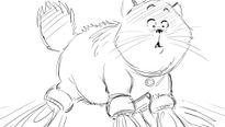 Les Nouveaux héros - SCENE COUPEE "Un chat qui vole"
