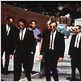 Reservoir Dogs : photo Chris Penn, Edward Bunker, Harvey Keitel, Michael Madsen, Quentin Tarantino