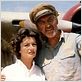 Le Vol du Phénix : photo Anouk Aimée, James Stewart, Robert Aldrich