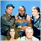 L'Agence tous risques : photo Dirk Benedict, Dwight Schultz, George Peppard, Melinda Culea, Mr. T