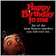 Happy Birthday - Souhaitez ne jamais être invité : photo