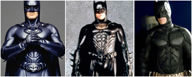 Batman : redécouvrez tous les costumes du Chevalier Noir !