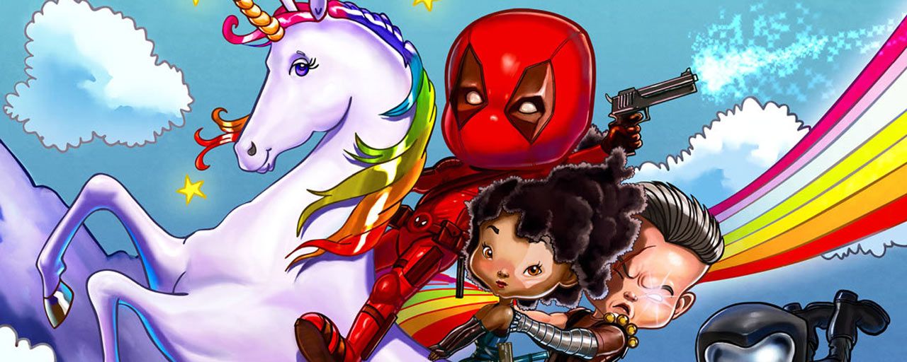 Deadpool 2 : licorne et arc-en-ciel sur l'affiche Imax !
