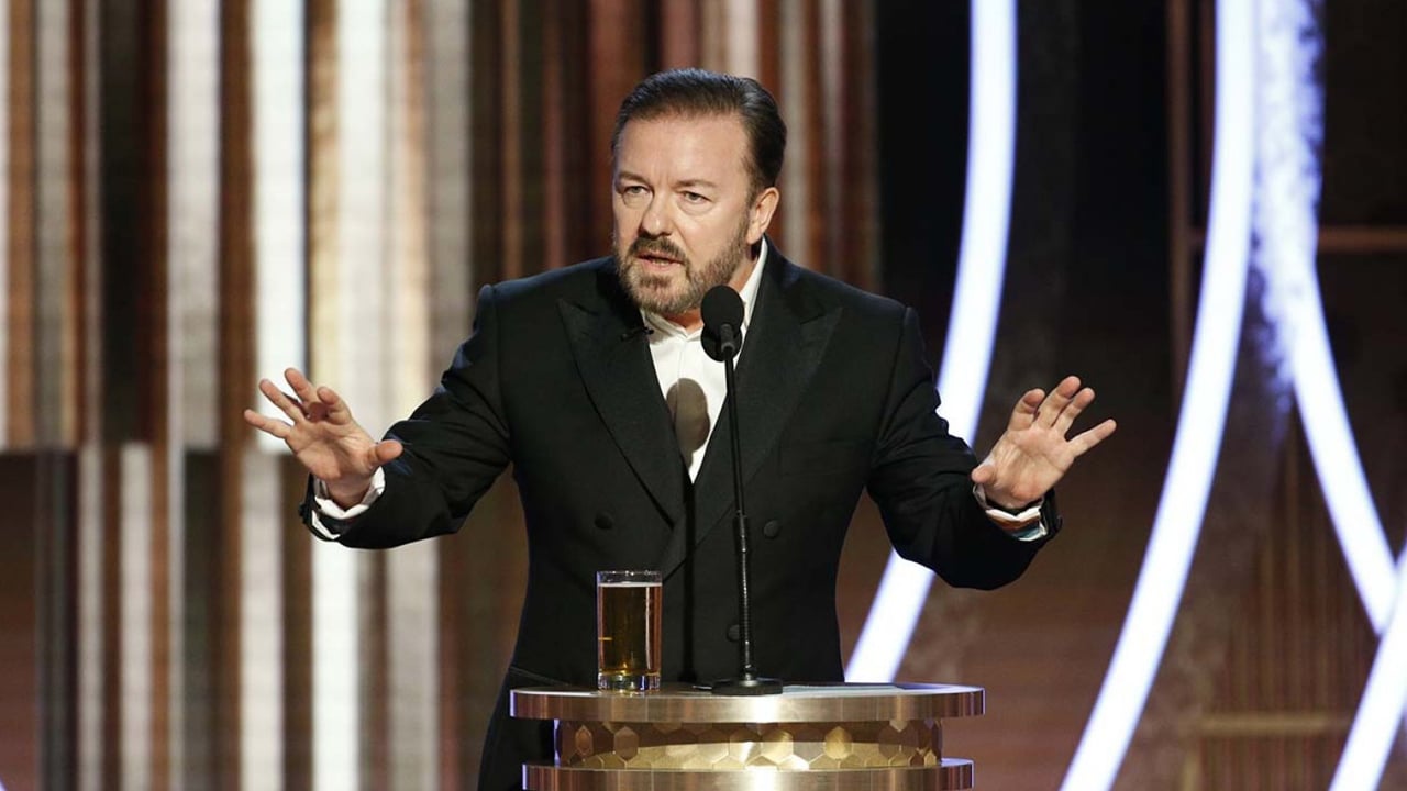 Netflix, Apple, Cats, Baby Yoda... : le discours sans filtre de Ricky Gervais aux Golden Globes