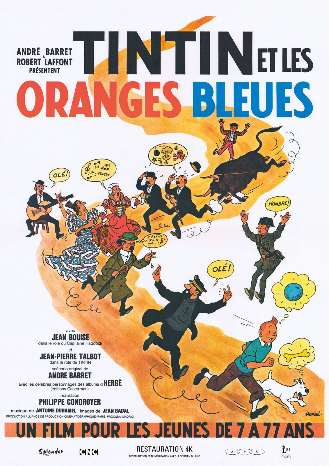 bande dessinee tintin et les oranges bleues