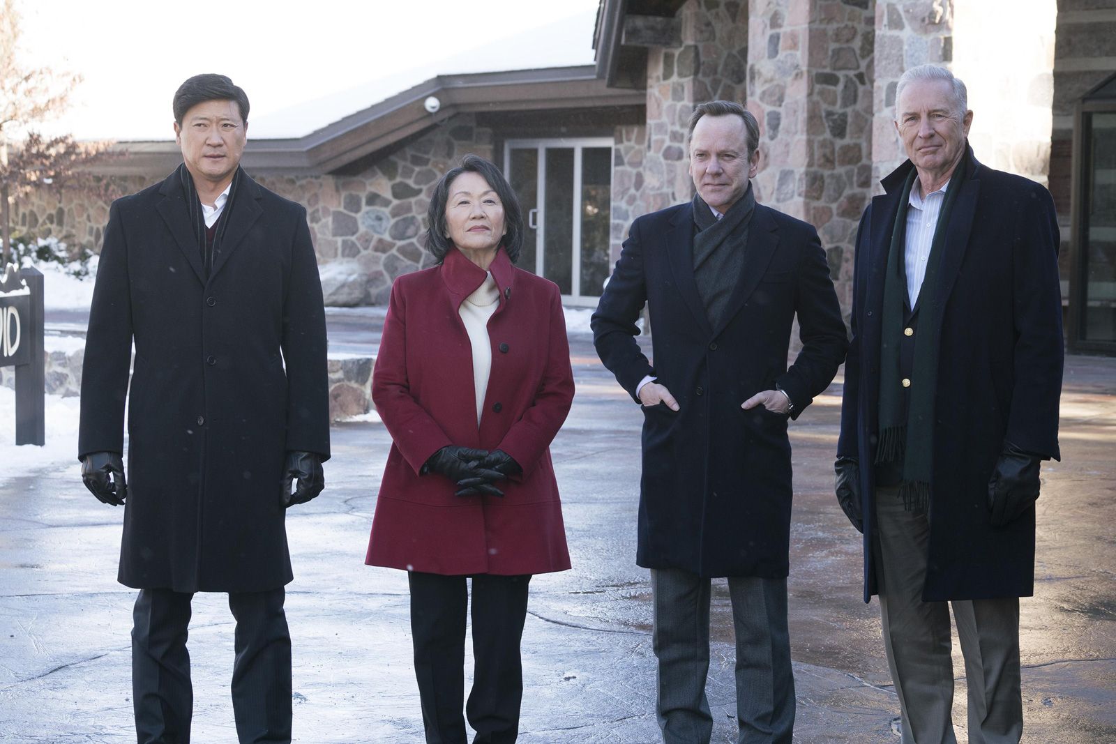 Shen Yue émissions Et Séries Tv Designated Survivor : Photo Freda Foh Shen, Geoffrey Pierson, Kiefer