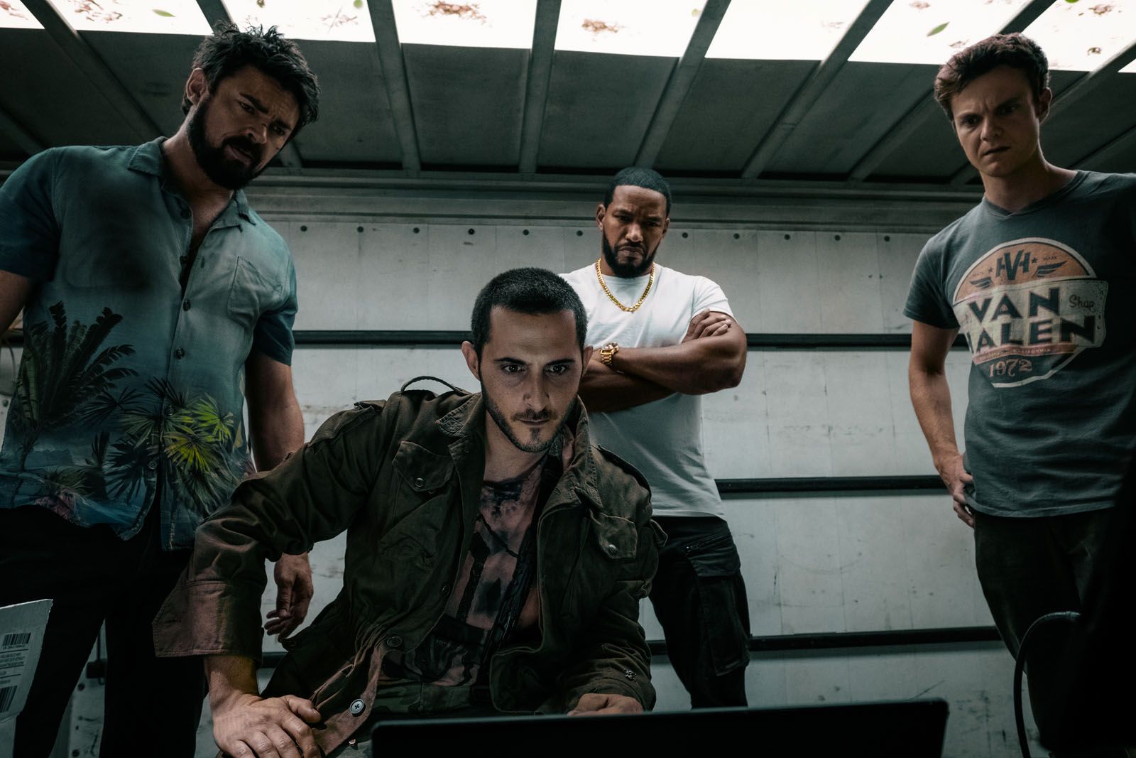 Films Et Séries Tv Avec Tomer Capon The Boys : Photo Jack Quaid, Karl Urban, Laz Alonso, Tomer Capon - 32