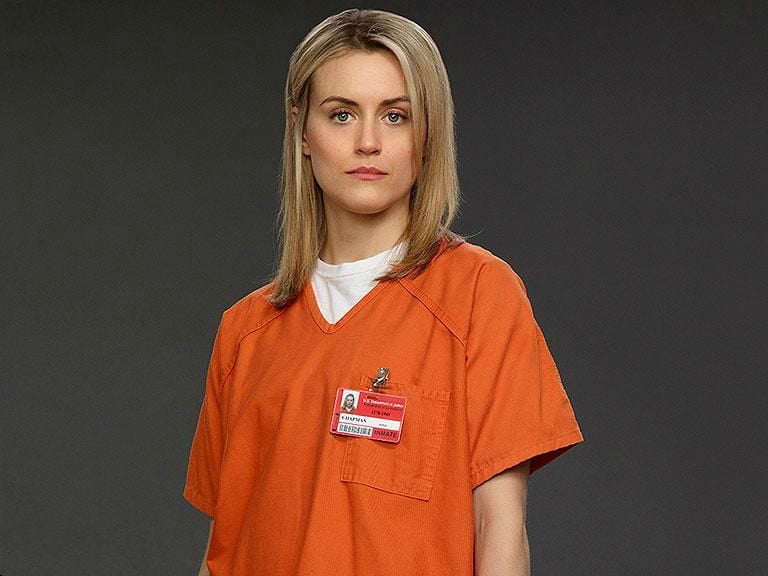 Orange Is The New Black Actrice Portrait de Taylor Schilling, l'héroïne de la série carcérale Orange Is
