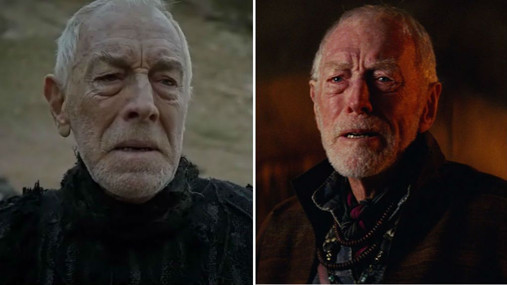 Ils ont joué dans Game of Thrones ET dans Star Wars Max von Sydow (La Corneille à trois yeux