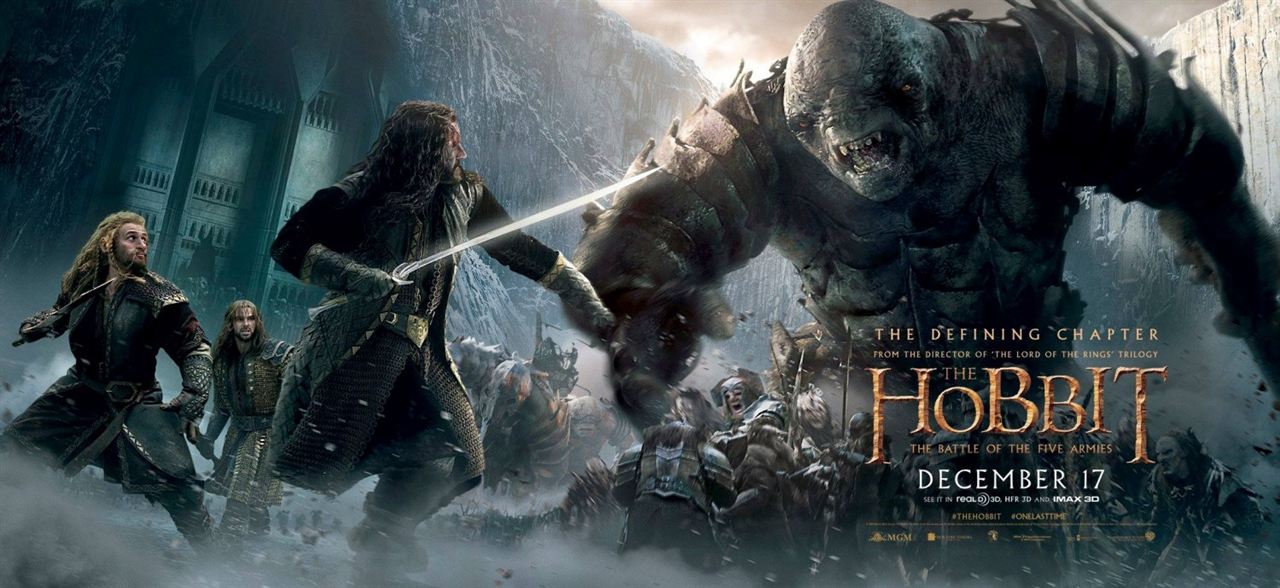 Affiche du film Le Hobbit : la Bataille des Cinq Armées - Affiche 3 sur