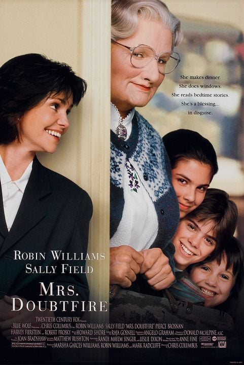 Affiche du film Madame Doubtfire - Affiche 2 sur 4 - AlloCiné