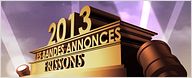 Bandes-annonces 2013 : la sélection "Frissons"