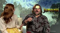 Jumanji : on a joué au jeu du post-it avec Karen Gillan et Jack Black Jumanji : on a joué au jeu du post-it avec Karen Gillan et Jack Black