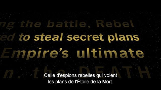 Rogue One BONUS "L'idée"