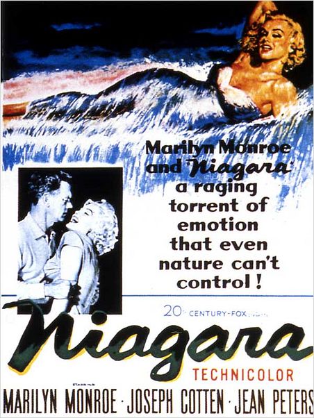 Niagara : affiche Henry Hathaway, Marilyn Monroe