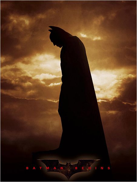Batman Begins : Affiche Christian Bale, Christopher Nolan