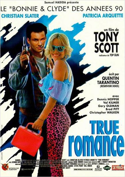 True Romance : Affiche Christian Slater, Patricia Arquette, Tony Scott