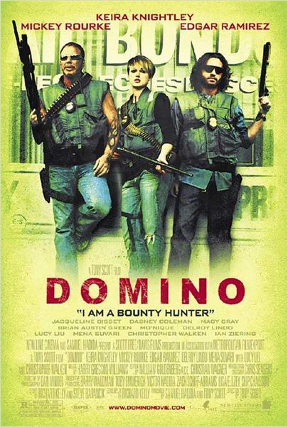 Domino : Affiche Edgar Ramírez, Keira Knightley, Mickey Rourke, Tony Scott