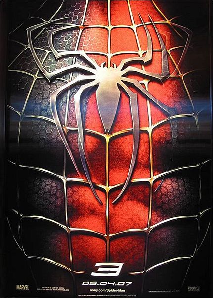 Spider-Man 3 : affiche Sam Raimi