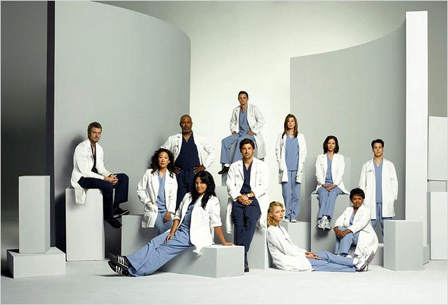 Grey's Anatomy : photo Chandra Wilson, Chyler Leigh, Ellen Pompeo, Eric Dane, James Pickens Jr.