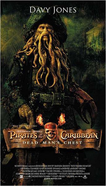 Pirates des Caraïbes : le Secret du Coffre Maudit : affiche Bill Nighy, Gore Verbinski
