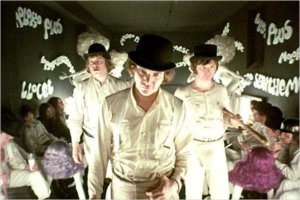 Orange mécanique : Photo Malcolm McDowell, Stanley Kubrick