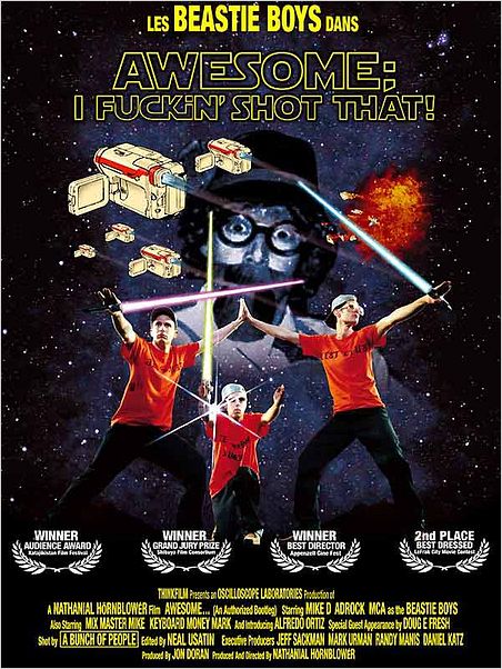 Awesome; I Fuckin' Shot That! : affiche Adam Horovitz, Adam Yauch, Mike D