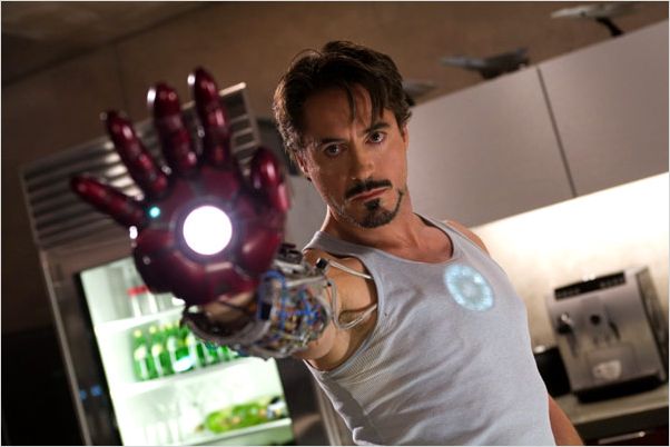 Iron Man : Photo Jon Favreau, Robert Downey Jr.