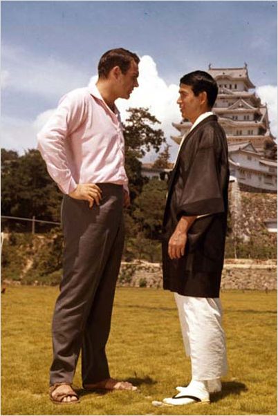 On ne vit que deux fois : photo Ian Fleming, Lewis Gilbert, Sean Connery, Tetsuro Tamba