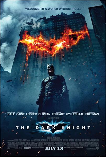 The Dark Knight, Le Chevalier Noir : Affiche Christian Bale, Christopher Nolan