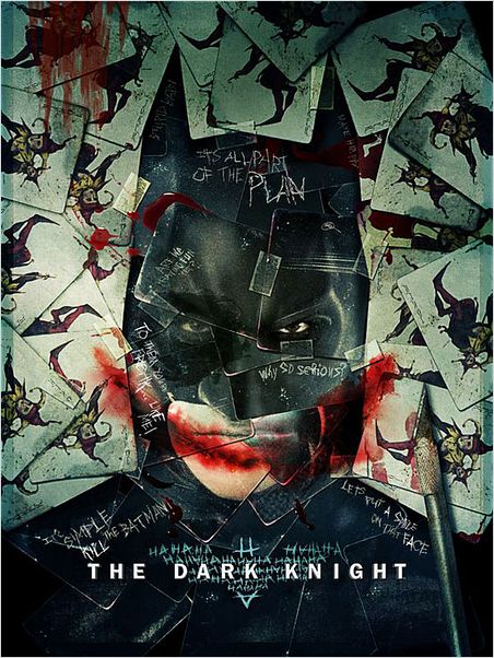 The Dark Knight, Le Chevalier Noir : Affiche Christian Bale, Christopher Nolan